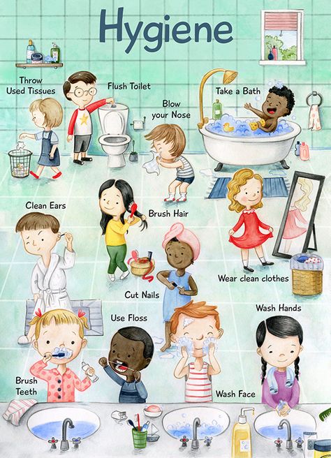 Educational poster for children by Yana Zybina Pre K, Coaching, Activities For Kids, Teaching Kids, Kids Education, Tips, Teach English To Kids, Learning English For Kids, Preschool Learning Activities