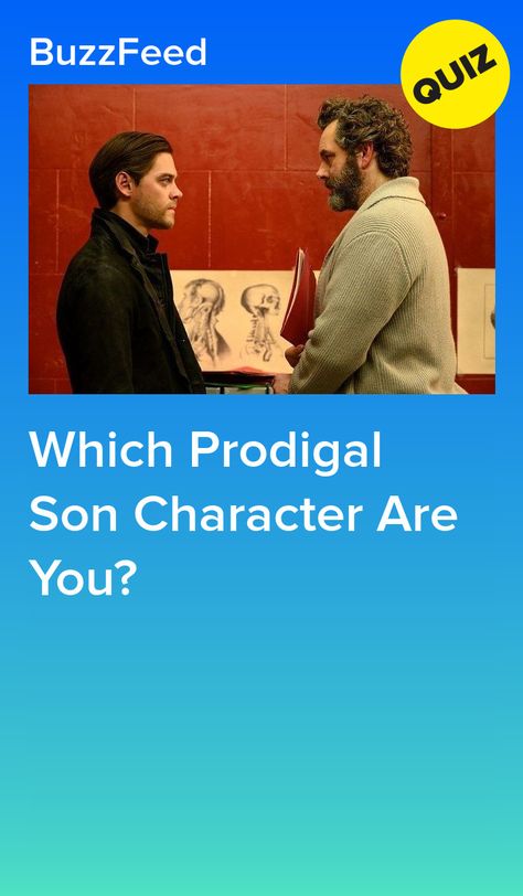 Which Prodigal Son Character Are You? Prodigal Son Tv Show, Relationship Deal Breakers, Atticus Finch, How To Order Starbucks, Prodigal Son, Desperate Housewives, Vacation Bible School, Bible School, Iconic Movies