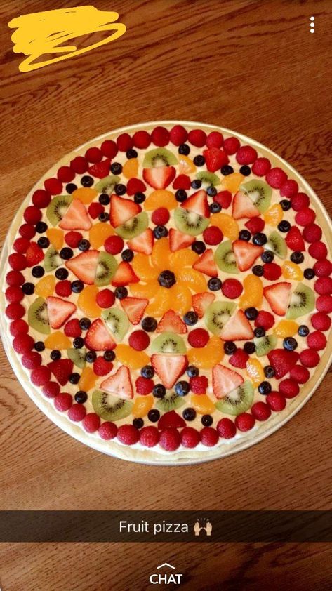 Foods, Cake, Pizzas, Fruit, Desserts, Yummy Food, Fruit Pizza, Food, Pizza