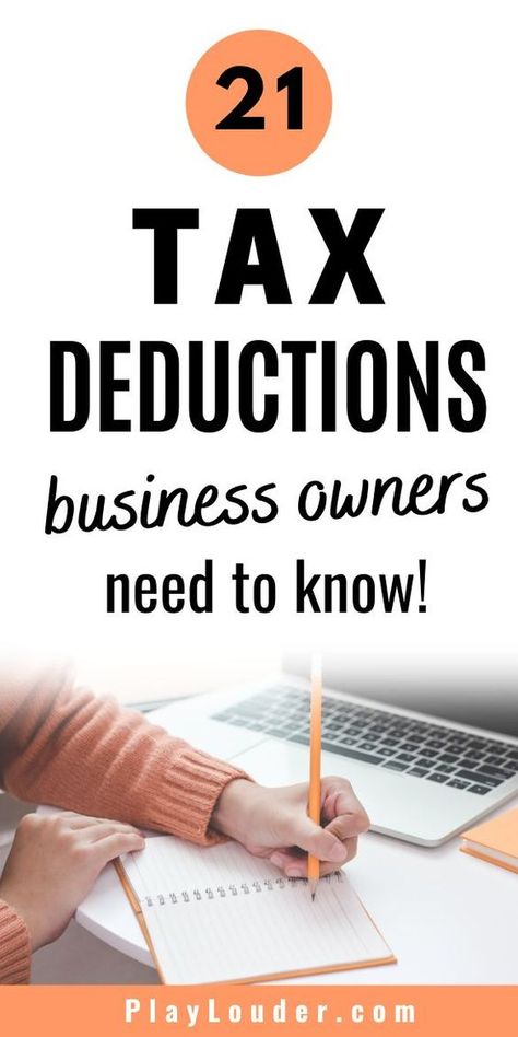 21 Tax Deductions Small Business Owners Need to Know! Ideas, Packaging, Instagram, Small Business Tax Deductions, Tax Deductions List, Business Tax Deductions, Tax Write Offs, Tax Deductions, Small Business Tax
