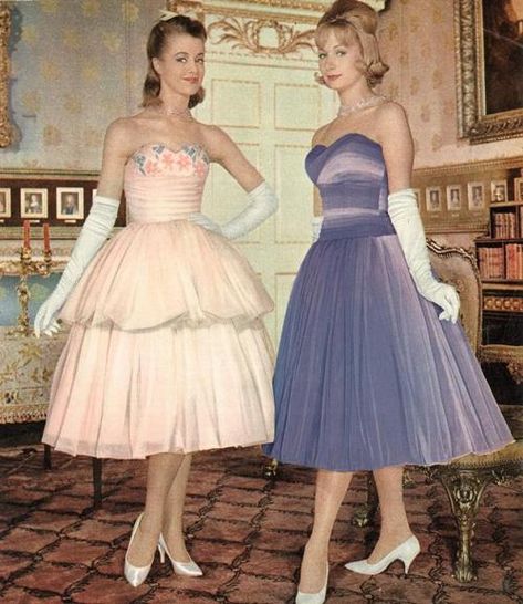 “California” fashions, 1960 Vintage, 1950s Fashion, Vintage Dresses, 1960s Dresses, 1950s Prom Dress, 60s Dresses Formal, Vintage Prom, Dress, 1960s Fashion