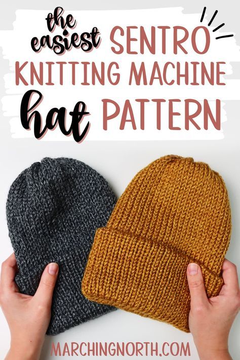 Loom Knitting Patterns, Crochet, Knitting Machine Projects, Knitting Machine Patterns, Hat Knitting Patterns, Beanie Pattern Free, Addi Knitting Machine, Circular Knitting Patterns, Loom Knit Hat
