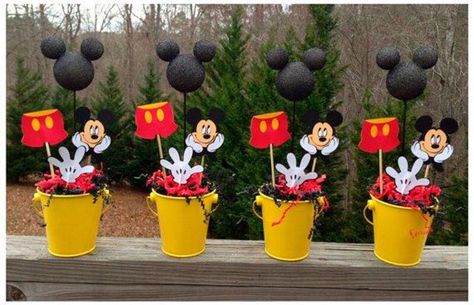 Mickey Mouse, Minnie Mouse, Disney, Minnie Mouse Party, Mickey Mouse Theme Party, Mickey Mouse Birthday Decorations, Mickey Party, Mickey Mouse Centerpiece, Mickey Mouse Clubhouse Party