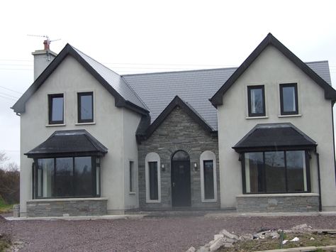 almost finished, new storey and a half residence in Kerry, Ireland