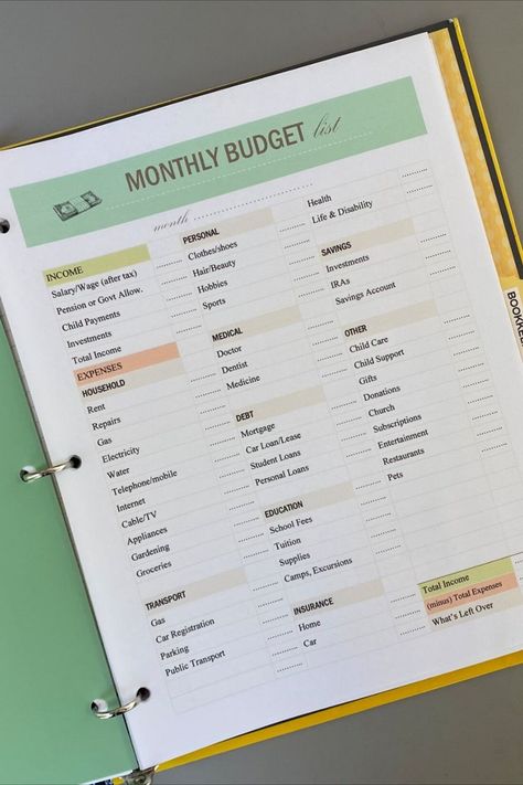 A photo of Life's Lists' Monthly Budget List; Budget Tracker; Expense Tracker; Budgeting Template Budgeting Tools, Budgeting Finances, Budget Help, Budget Tracking, Budget Organization, Budgeting, Budget Spreadsheet, Monthly Budget Spreadsheet, Tracking Expenses