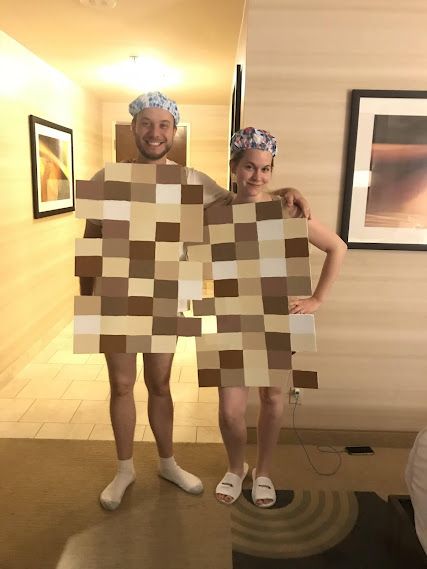 14 fun creative DIY Halloween costumes for kids and couples | 320 * Sycamore Costumes, Cosplay, Diy Halloween Costumes, Halloween, Halloween Costumes, Halloween Costumes Couples Diy, Halloween Costumes For Kids, Creative Halloween Costumes Diy, Clever Halloween Costumes