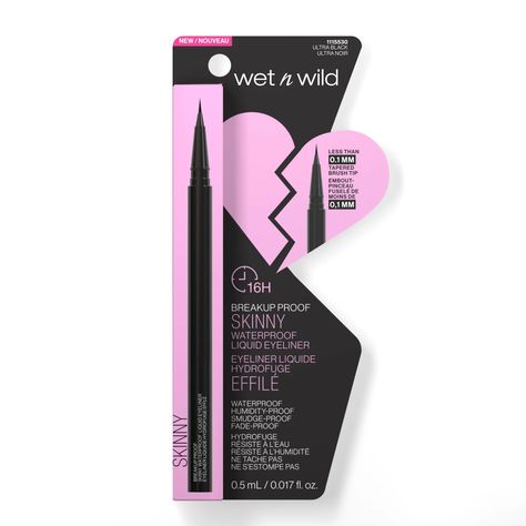 My absolute favorite drugstore eyeliner, its waterproof and will stay in place for hours. I recommend the precise version for an amazing eyeliner wing Eye Make Up, Eyeliner, Skinny, Waterproof Liquid Eyeliner, Wet N Wild Makeup, Wet N Wild Beauty, Waterproof Eyeliner, Drugstore Eyeliner, Revlon Colorstay Eyeliner