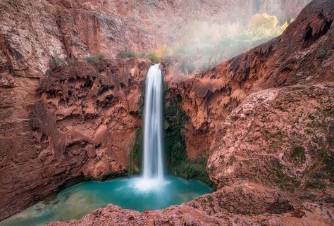 13 Waterfalls in the Grand Canyon You Won't Believe are Real Colorado, Rafting, Outdoor, Trips, Arizona Waterfalls, Grand Canyon Waterfalls, Rainier National Park, Rocky Mountain National Park, Mount Rainier National Park