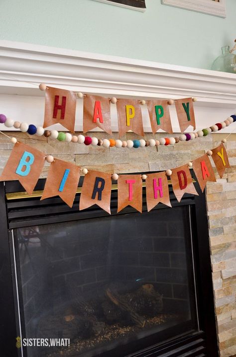 Diy, Home-made Birthday, Crafts, Diy Birthday Decorations, Diy Birthday Bunting, Diy Birthday Banner, Diy Birthday, Birthday Garland, Homemade Birthday Decorations