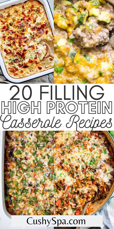 Low Carb Recipes, High Protein Snacks, Casserole, Pasta, Protein, Healthy Recipes, Foodies, Carb Free Meals, High Protein Low Carb Meal Prep