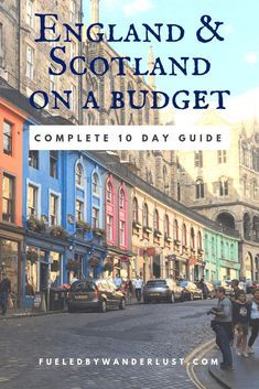 How to see England and Scotland on a budget during a 10 day trip to Great Britain. The best ways to save on flights, lodging, dining, and sight-seeing in these two beaufitul countries. #englandandscotland #englandandscotlandtraveltips #englandbudget #scotlandbudget England, Inverness, Ireland Travel, Edinburgh, Destinations, Glasgow, Wanderlust, Scotland Vacation, Scotland Trip