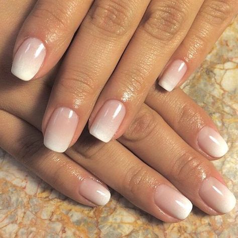 Manicures, Nail Art Designs, Nail Designs, French Manicure Ombre, Ombre French Nails, Neutral Wedding Nails, Nail Colors, Nails Inspiration, Manicure And Pedicure