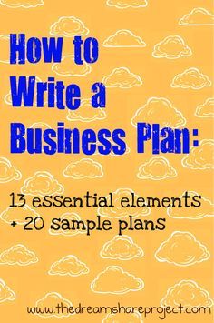 Business Plan Example, Business Help, Writing A Business Plan, Business Advice, Business Planning, Business Plan Template, Start Up Business, Business Resources, Business Strategy