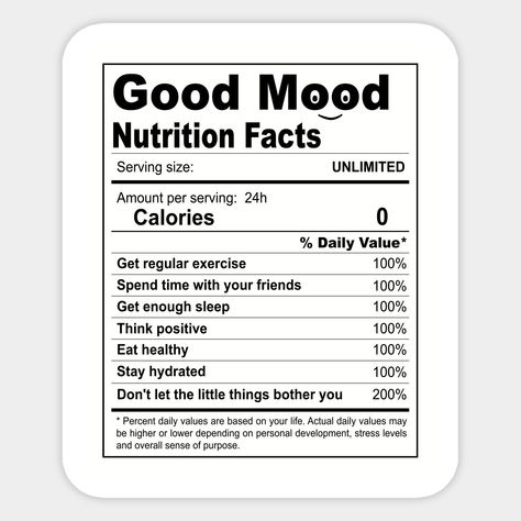 Funny Nutrition Facts Label, Nutrition Stickers Aesthetic, Food And Nutrition Aesthetic, Funny Nutrition Quotes, Good Nutrition Quotes, Healthy Nutrition Quotes, Nutrition Label Design, Nutrition Facts Design Cute, Nutrition Graphic Design