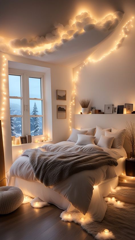 Embrace the serene vibes with our top cozy bedroom decor picks! From soft knit throws to twinkling fairy lights, create your perfect sanctuary for those chilly nights. 🌙✨ #CozyBedroom #HomeSanctuary #BedroomDecorIdeas Dreamy mornings start here! Dive into a world of comfort with these enchanting bedroom decor ideas. Mix plush pillows, warm earthy tones, and a touch of nature for the ultimate cozy escape. 🍂🛌 #DreamyMornings #CozyHaven #BedroomInspiration Unwind and recharge in style with these Home Décor, Interior, Comfortable Bedroom Decor, Room Ideas Bedroom Cozy, Cozy Bedroom Decor, Bedroom Inspo Cozy, Bedroom Night, Bedroom Ideas Cozy Warm, Bedroom Inspiration Cozy