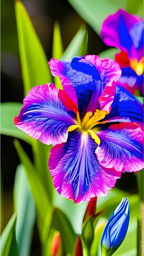 30 Unique pretty bicolor flowers types for your garden and pots. Layout, Tropical Flowers, Design, Inspiration, Flora, Beautiful, Bloemen, Beautiful Roses, Flores