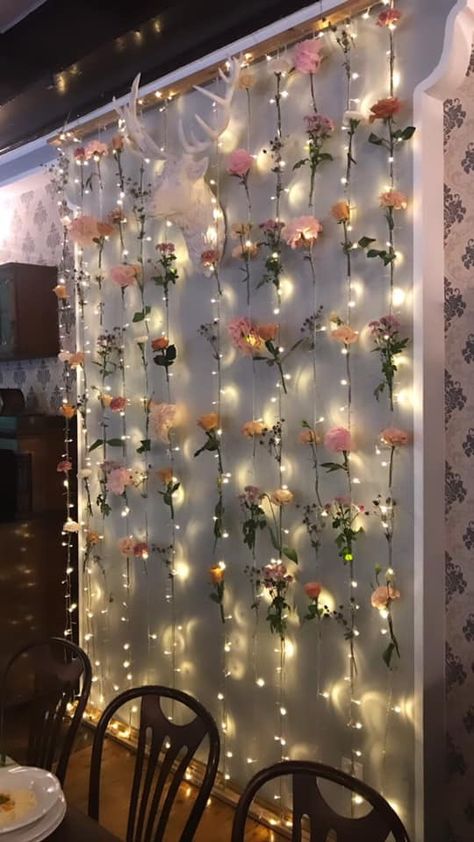 Home Décor, Decoration, Flower Wall Backdrop, Hanging Wedding Decorations, Hanging Flower Wall, Flower Room Decor, Flower Wall Wedding, Hanging Flowers, Floral Chandelier