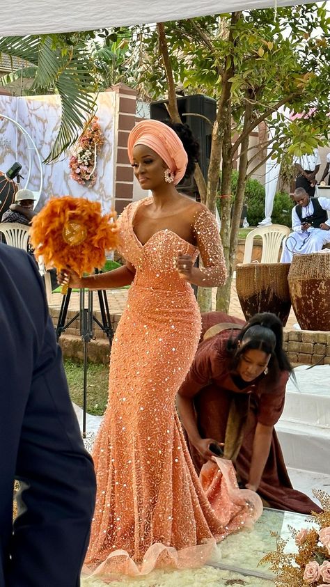Africa, Ankara, African Bride, Nigerian Bride, Nigerian Bride Dress, African Bride Dress, African Bridal Dress, Nigerian Lace Styles Dress, Nigerian Wedding Dress