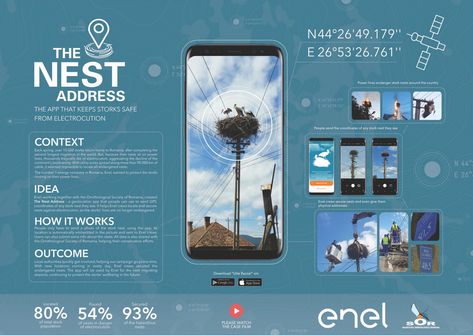 Enel Digital Advert By Publicis: The Nest Address | Ads of the World™ Ideas, User Interface Design, Online Campaign, Ux Design Inspiration, Ads Creative, Advertising Design, Creative Advertising Campaign, Digital Campaign, Presentation Board