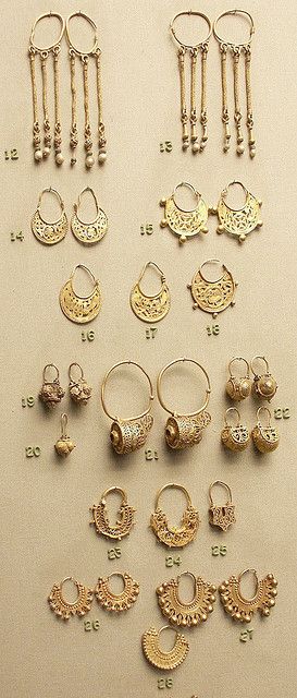 earrings, pairs and singles, gold, Byzantine by Atelier Sol, via Flickr Jewellery, Earrings, Jewellery Making, Bijoux, Ethnic Jewelry, Jewelry Design, Jewelry Accessories, Vintage Jewelry, Jewelry