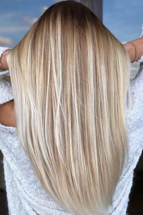 Platinum Blonde Highlights For Brown Hair Balayage, Ombre, Brunette Hair, Haar, Blond, Capelli, Balayage Hair, Bob, Hair Looks