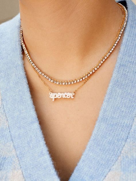 Nameplate Necklace Gold, Nameplate Bracelet, Custom Initial Necklace, Letter Earrings, Initial Earrings, 18k Gold Earrings, Nameplate Necklace, Initial Necklace Gold, Initial Jewelry