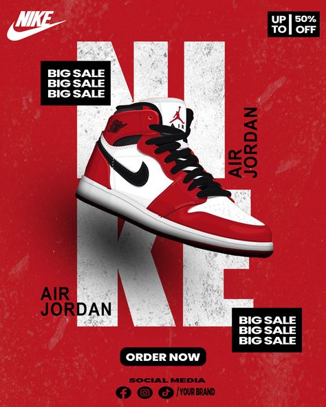 AIR JORDAN 1 POSTER DESIGN Nike, Jordans, Trainers, Air Jordans, Jordan 1, Nike Men, Air Jordan, Nike Poster, Jordan Poster