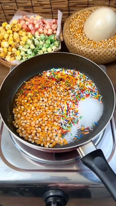 restaurantcravings on Instagram: Rainbow popcorn 🍿🌈🍿