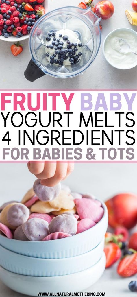 Healthy Snacks, Snacks, Homemade Baby, Dairy, Homemade Yogurt, Yogurt Melts, Melt Recipe, Flavors, Ingredients