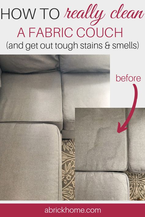 Sofas, Diy Couch Cleaner Fabric Sofas, How To Clean Couches, Clean Fabric Couch, Cleaning Microfiber Couch, Fabric Couch Cleaner, Couch Cleaner, Remove Stains From Couch