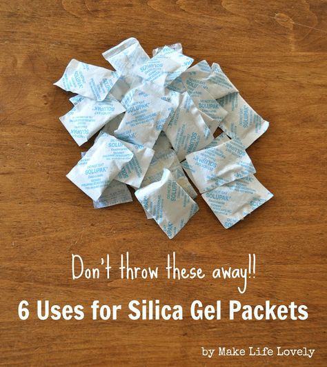 Silica Gel Packets + 50 Surprising Ways to Use Them Eye Make Up, Halloween, Ideas, Life Hacks, Useful Life Hacks, Diy Cleaning Products, Silica Packets, Cleaners Homemade, Silicone Gel