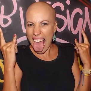 This rockstar who is embracing being bald and beautiful. | 27 Stunning Women Who Show That Bald Is Absolutely Beautiful Celebrities, Short Hair Styles, Bald Women, Balding, Hispanic Women, Baldness Solutions, Stunning Women, Rockstar, Gorgeous Women
