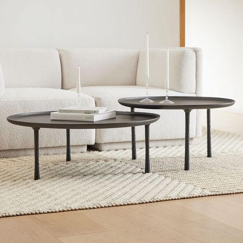 Sintra Coffee Table (30"–36") | West Elm Coffee Tables, West Elm, Interior, Home, Sofas, Home Décor, Coffee Table Metal Frame, Modern Coffee Tables, Round Coffee Table