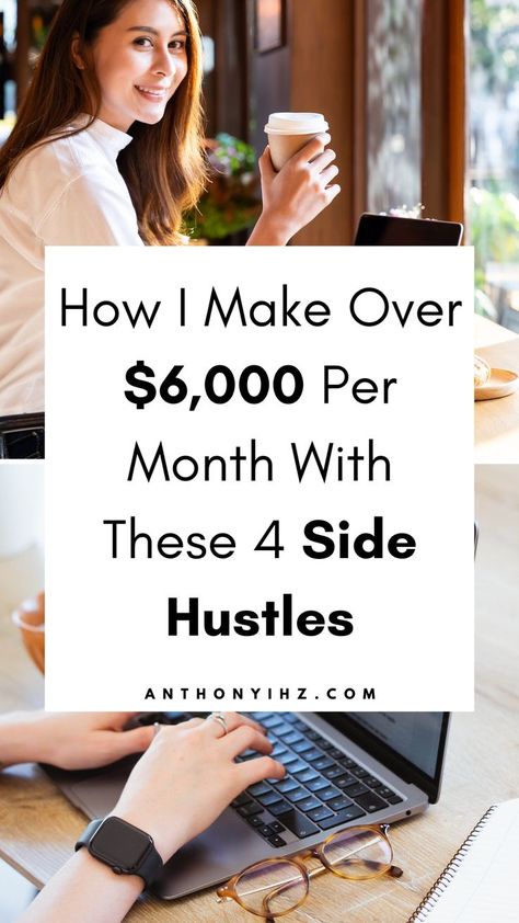 Side Hustle Passive Income, Start A Business From Home, Side Hustle Money, Online Jobs From Home, Earn Money From Home, Make Money From Home, How Make Money Online, Best Business To Start, Online Side Hustle