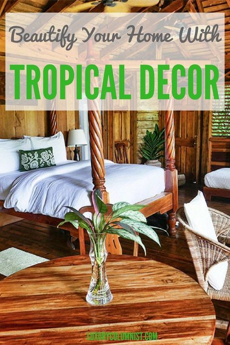 Home Décor, Decoration, Design, Inspiration, Tropical Decor Living Room, Tropical Bedroom Decor, Tropical Room Decor, Tropical Home Decor, Tropical Bedrooms