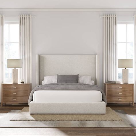 Joss & Main Tilly Upholstered Bed & Reviews | Wayfair Home, Design, Decoration, Haus, Deco, Quartos, Interieur, House, Quarto De Casal