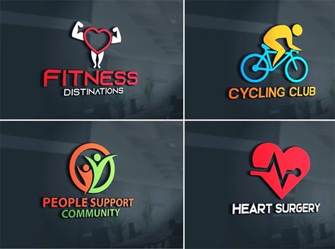 Business Logo Design Gym, Fitness, Fitness Logo Design, Business Logo, Business Logo Design, Logo Design Services, Restaurant Logo Design, Gym Design, Fitness Logo