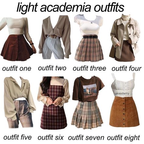 <3 on Instagram: “which outfits would you wear? 🧸” Outfits, Grunge, Light Academia Outfit, Light Academia Outfits, Academia Clothes, Dark Academia Outfit, Dark Academia Outfits, Aesthetic Clothes, Academia Outfits