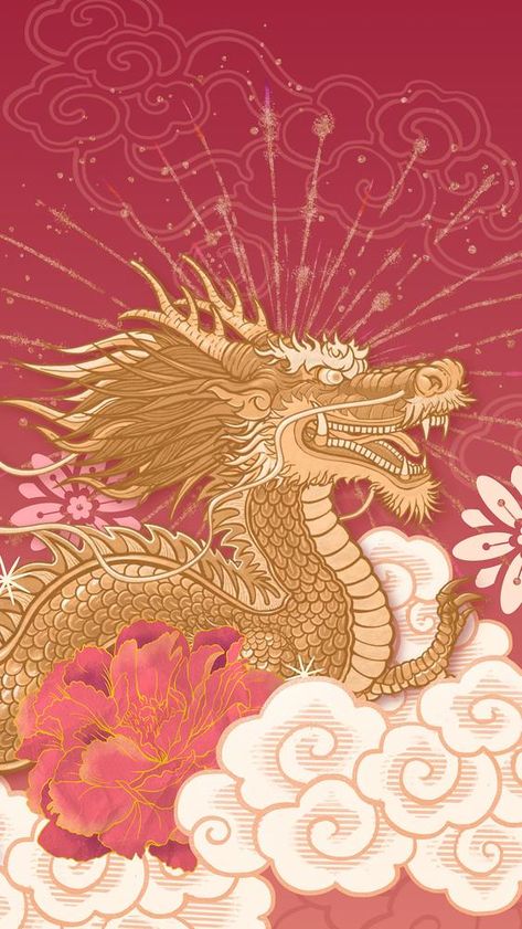 Oriental, Dragons, China, Chinese New Year Dragon, Chinese Background, Chinese New Year Wallpaper, Chinese Wallpaper, Chinese Patterns, Chinese New Year Flower