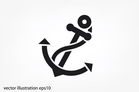 ship's anchor icon Symbols, Graphics, Design, Graphic Design, Anchor Icon, Ship Anchor, Graphic, Flyer Design, Steel