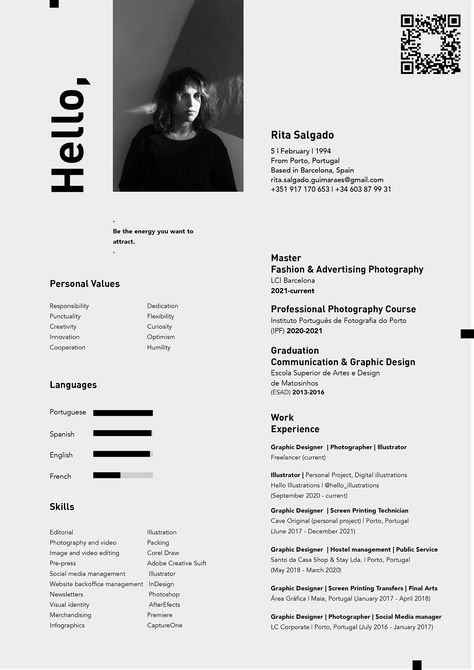 Web Design, Graphic Design Resume, Graphic Designer Portfolio, Minimal Resume Design, Graphic Design Portfolio Layout, Graphic Resume, Resume Design Layout, Web Designer Resume, Graphic Design Curriculum