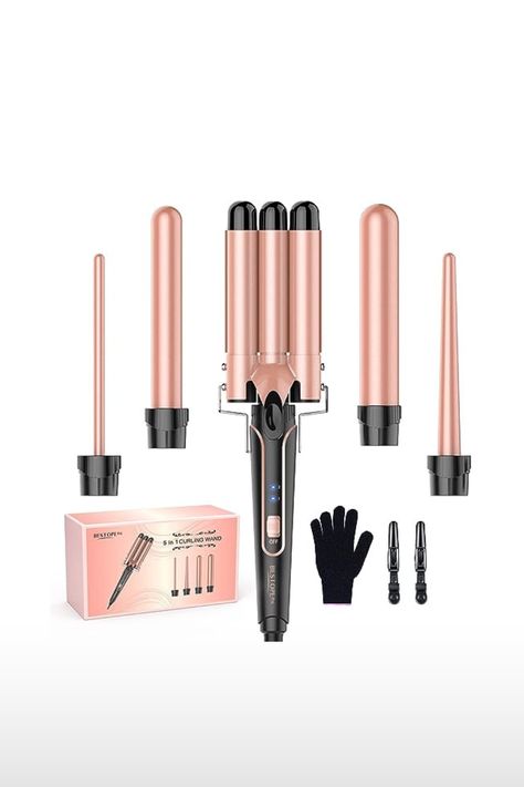 Pro Waver Curling Iron 3 Barrel Hair Crimper Iron 5 in 1 Curling Wand Hair Wand with Fast Heating Up Crimper Wand Curler for All Hair Types Heat Protective Glove & 2 Clips Included #curlyhairstyles #curlinghair #curlingshorthair #curlingiron #curlingironhairstyles #beachhairstyles #beachwaves #beachwaveshair #beachwaveshairtutorial #hairstyles #hairstylesforschool #beachwavetutorial #beachwaveproducts #trendyhairstyles #trendyhairtools #hairproductstrending #hairstyleideasfall #hairstylescurled Hairstyle, Maquiagem, Maquillaje, Maquillaje De Ojos, Capelli, Peinados, Hairdo For Long Hair, Hair Waver, Make Up