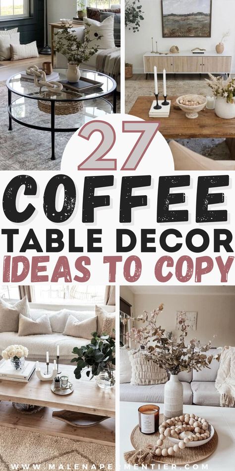 coffee table decor ideas - style a coffee table Design, Interior, Dessert, Decoration, Diy, How To Decorate Coffee Table, Coffee Table Tray Decor Living Rooms, Coffee Table Styling, Coffee Table Placement