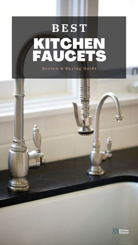 Kitchen faucets come in different designs: detachable, touchless, or have different settings. Installing a new kitchen faucet can be expensive, but just because you’re on a budget doesn’t mean you have to sacrifice quality. Here are the best kitchen faucets under 100 dollars to help you kick-start your renovation. Let’s dive in! Gadgets, Kitchen Faucet Reviews, Kitchen Sink Faucets, Affordable Kitchen Faucets, Best Kitchen Faucets, Kitchen Faucets Pull Down, Best Kitchen Sinks, Kitchen Faucets, Pull Out Kitchen Faucet