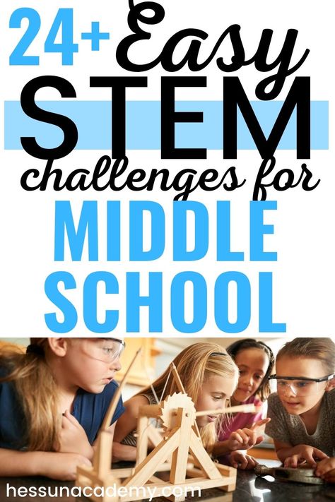 Middle School Science, Educational Activities, Stem Activities, Stem Challenges Middle School, Activities For Teens, Stem Challenges Elementary, Elementary Stem Activities, Stem Activities Middle School, Challenges Elementary