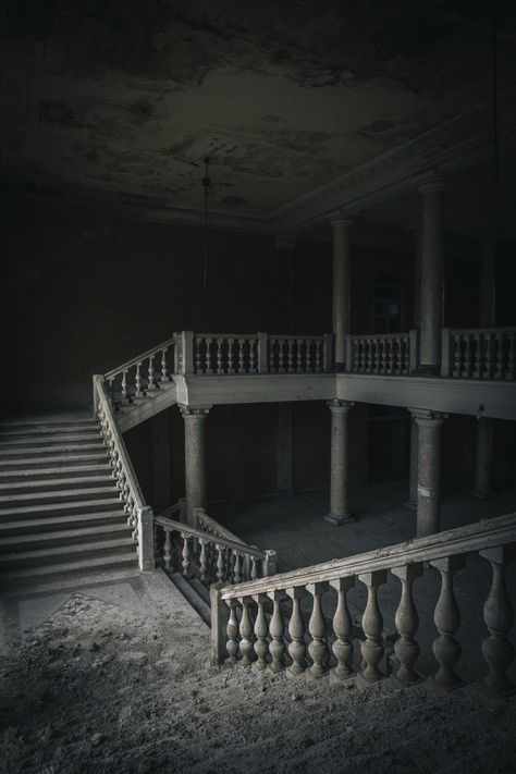 One of the most challenging parts of the project was the risk involved in entering the decaying structures. The... Abandoned Houses, Haunted Places, Architecture, Abandoned Mansions, Bauhaus, Urban, Abandoned Buildings, Abandoned Places, Abandoned