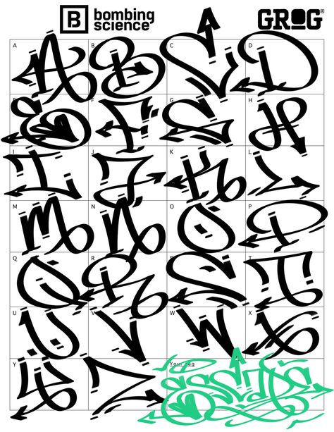 Graffiti Letters: 61 Graffiti Artists Share Their Styles F6D Graffiti, Graffiti Alphabet, Graffiti Alphabet Styles, Graffiti Letter I, Graffiti Lettering Alphabet, Graffiti Lettering Fonts, Graffiti Text, Graffiti Font, Graffiti Lettering