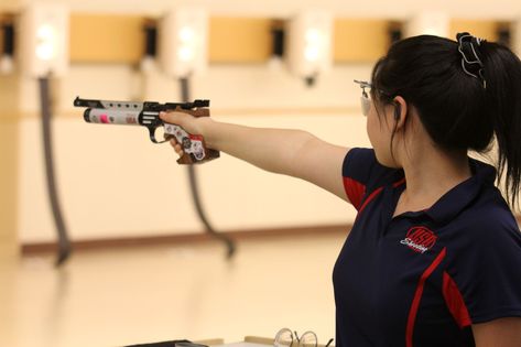 NJOSC Women's Air Pistol Champion Sarah Choe | Choe, Yi and Bardfield Earn Junior Olympic Titles in Pistol & Paralympic Rifle Ideas, Happiness, Indian Army Special Forces, Olympic Athletes, Olympic Shooting, Olympic Champion, Archery, Competition, Pentathlon