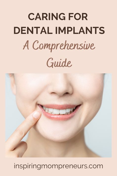 Caring for Dental Implants _A Comprehensive Guide _ pin Pop, Teething, Jaw Bone, Teeth, Natural Teeth, Soft, Body Skin Care, Care, Regular