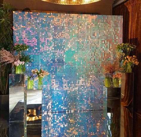 Solaair Sequin Walls UK on Instagram: “Chameleon sequin set up. Perfect for any function or a private party. Pink and blue chameleon. 1 standard panel is 30x30cm” Wall Room Divider, Blue Chameleon, Sequin Set, Sequin Wall, 20s Party, Walls Room, Room Makeover Inspiration, Private Party, Color Swatches